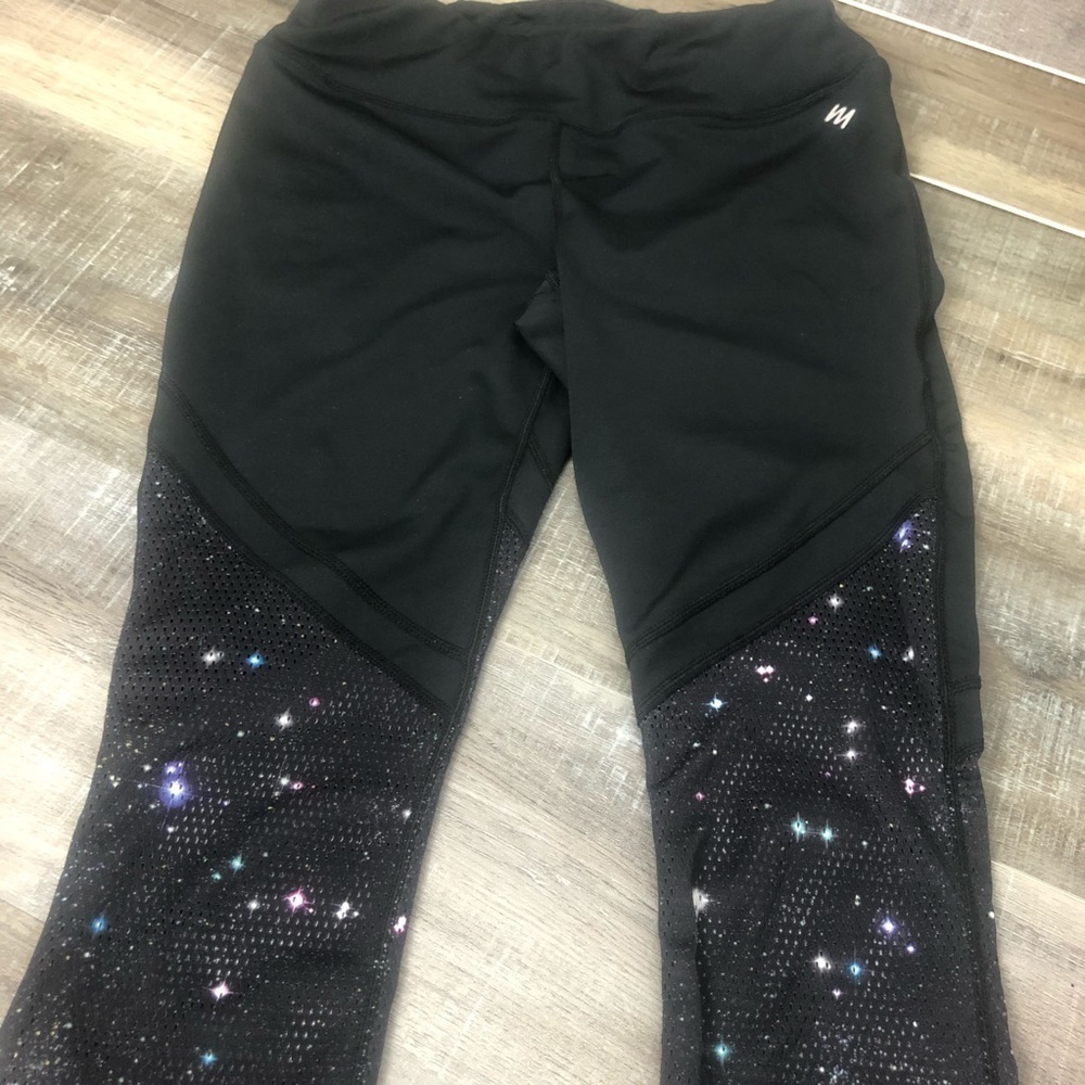 Nicole Miller Black Capri Exercise Pant Size S - Picture 2 of 3
